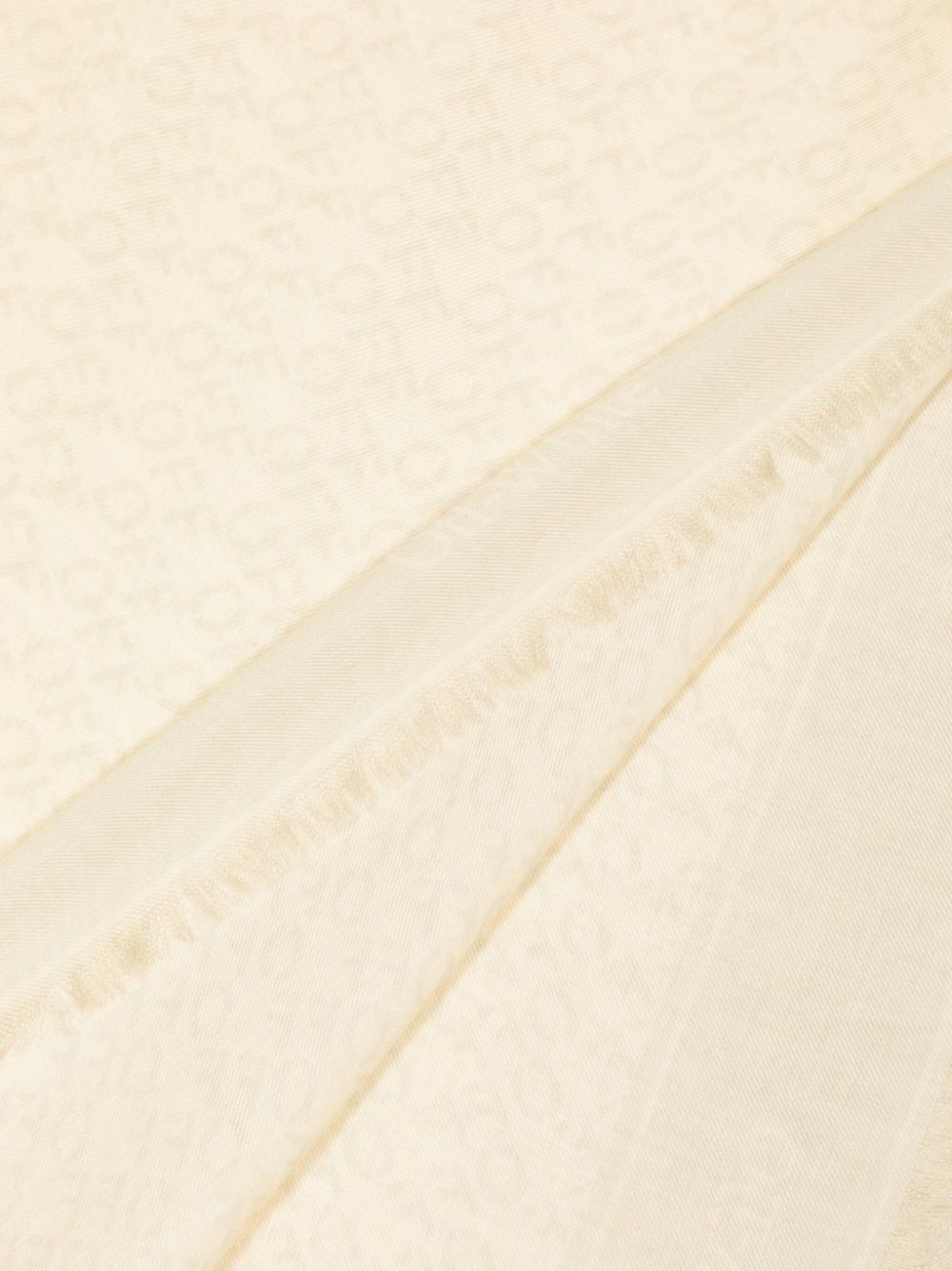 fringed-edge fine-knit scarf - 2