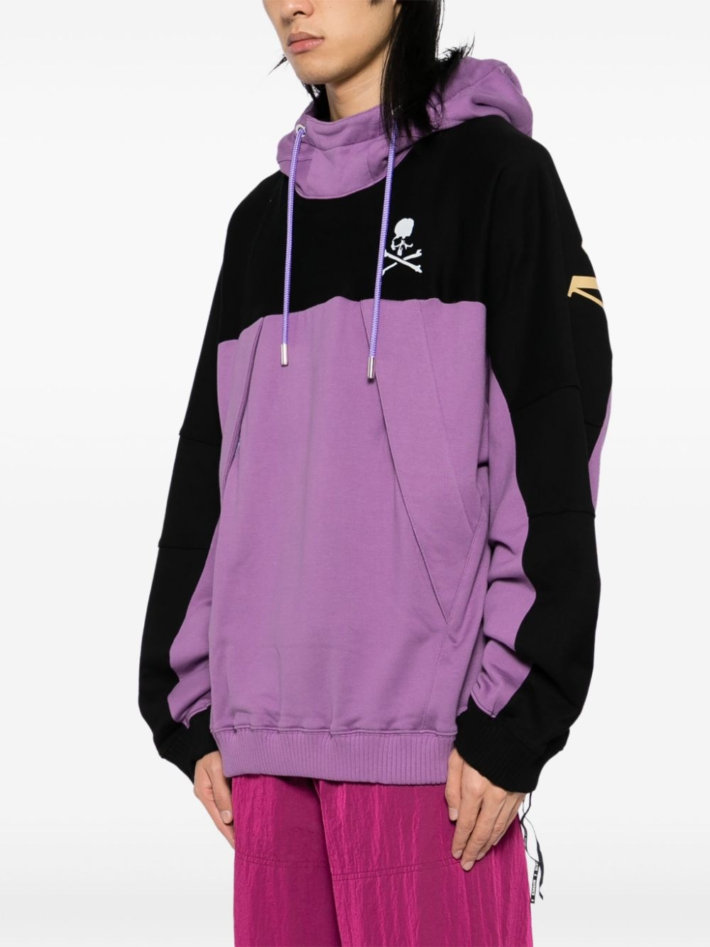 logo print hoodie - 3