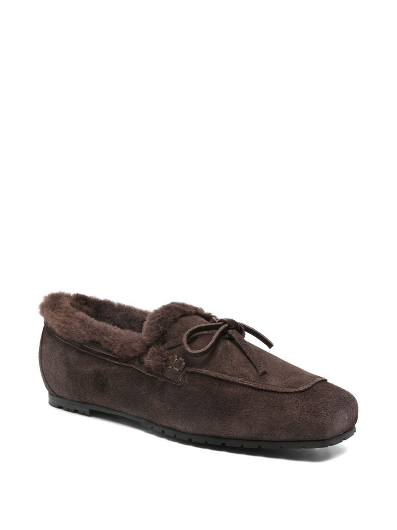Aeyde suede loafers outlook