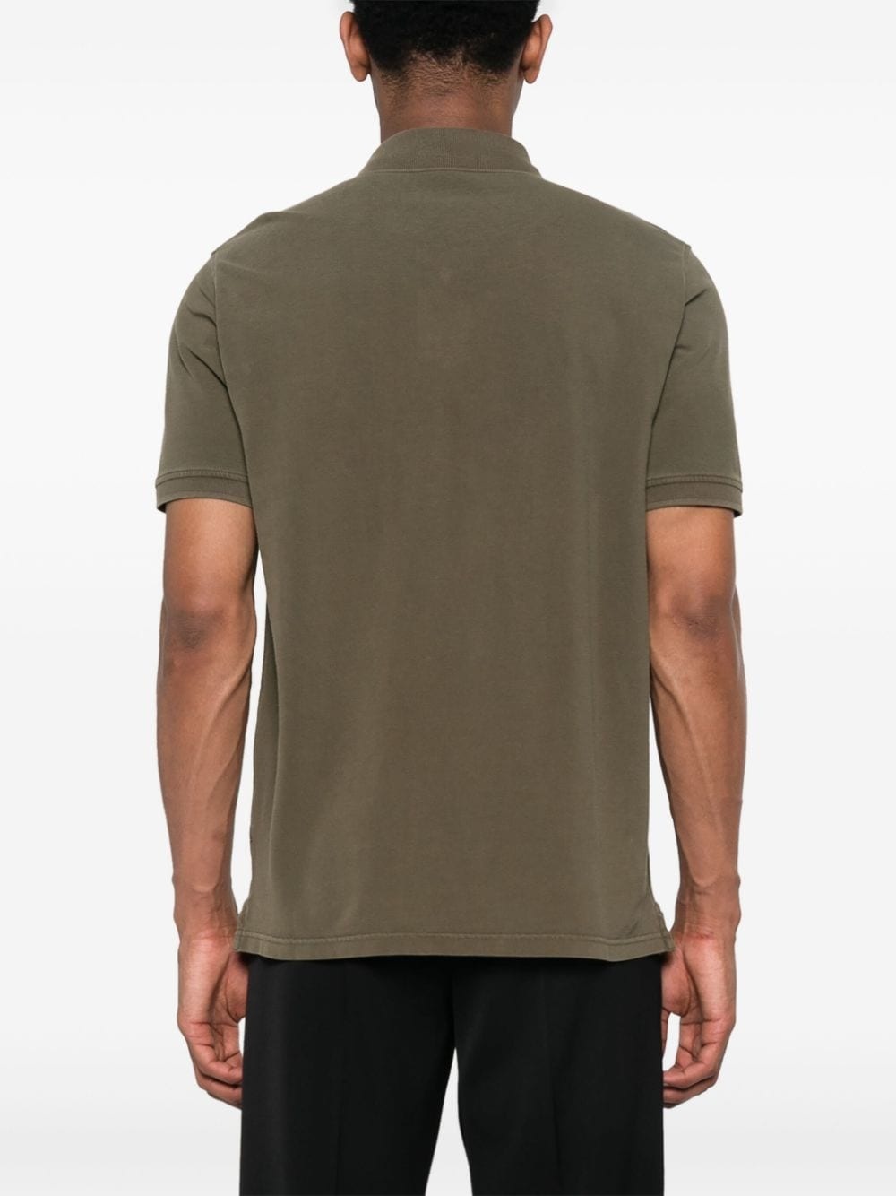 embroidered-logo polo shirt - 4