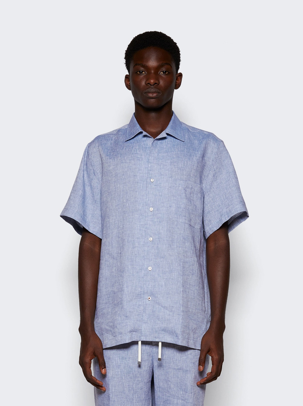 Tindaro Solaire Shirt Pale Blue Indigo - 3