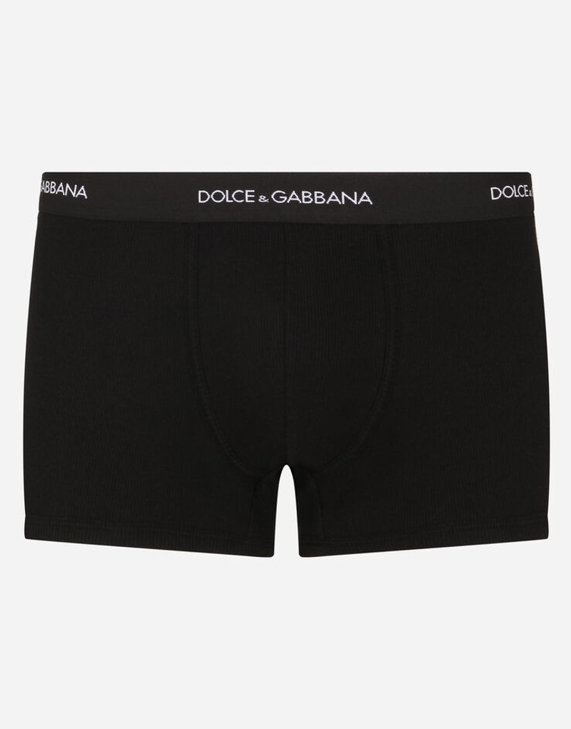 Ribbed cotton boxers 1