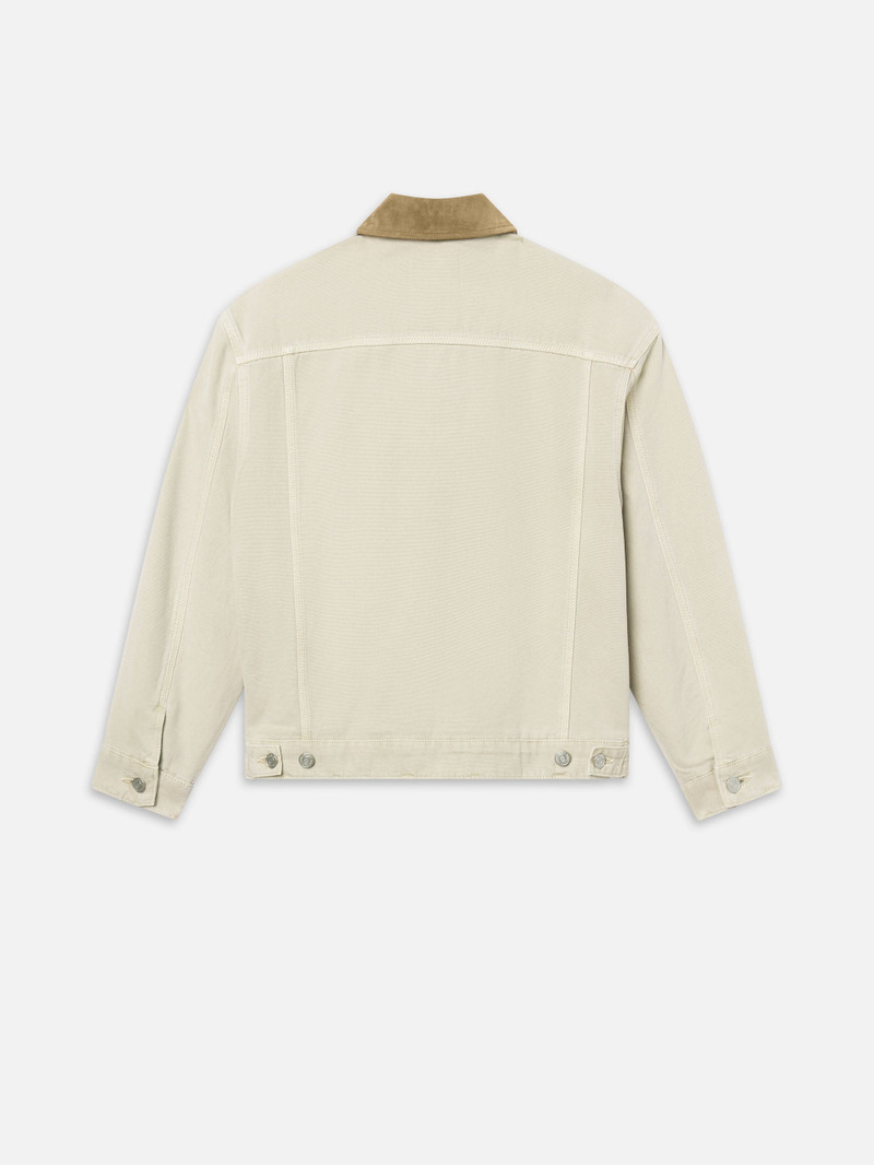 Canvas Utility Jacket in Beach Sand 3