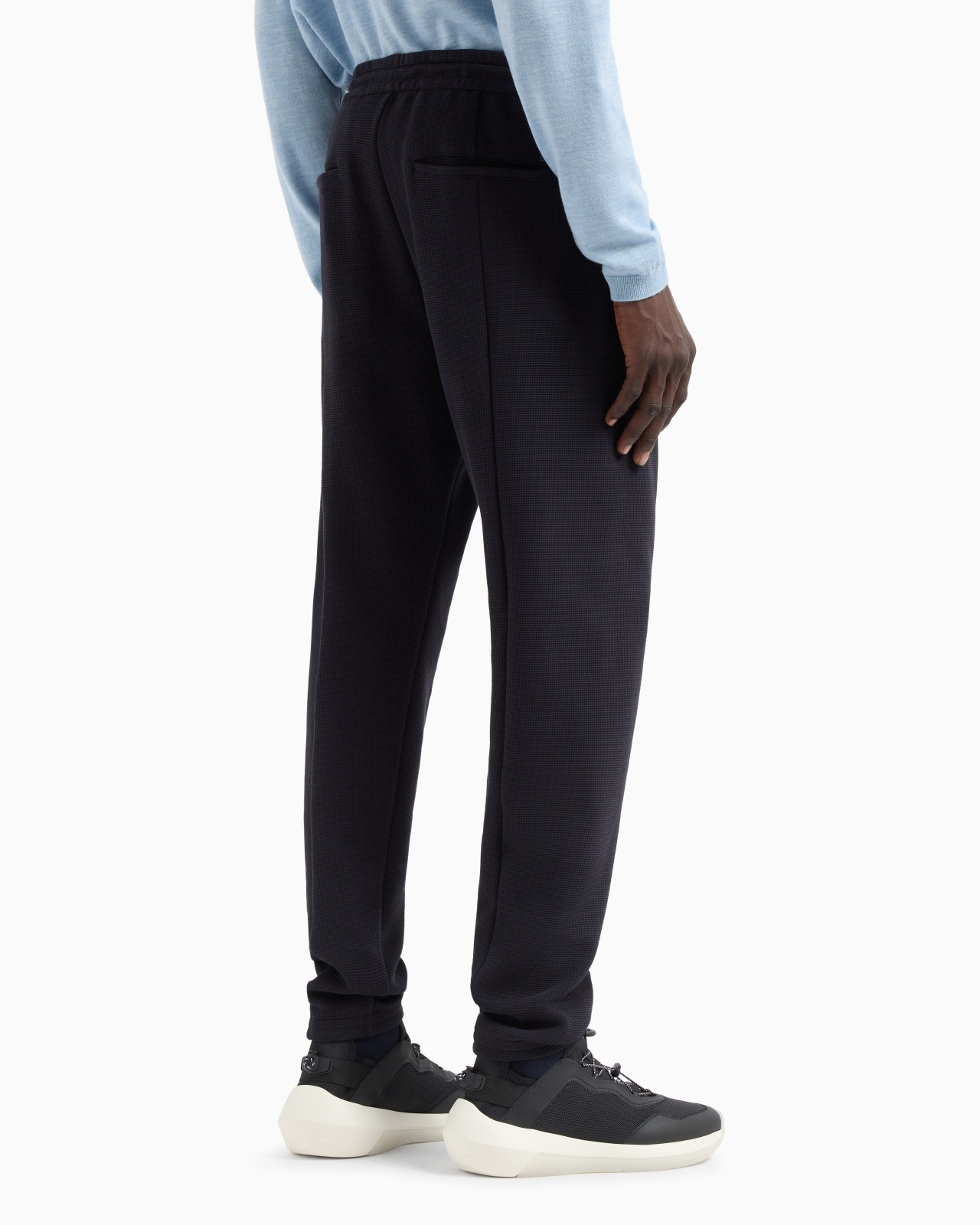 TRAVEL ESSENTIALS WAFFLE JERSEY TROUSERS - 3