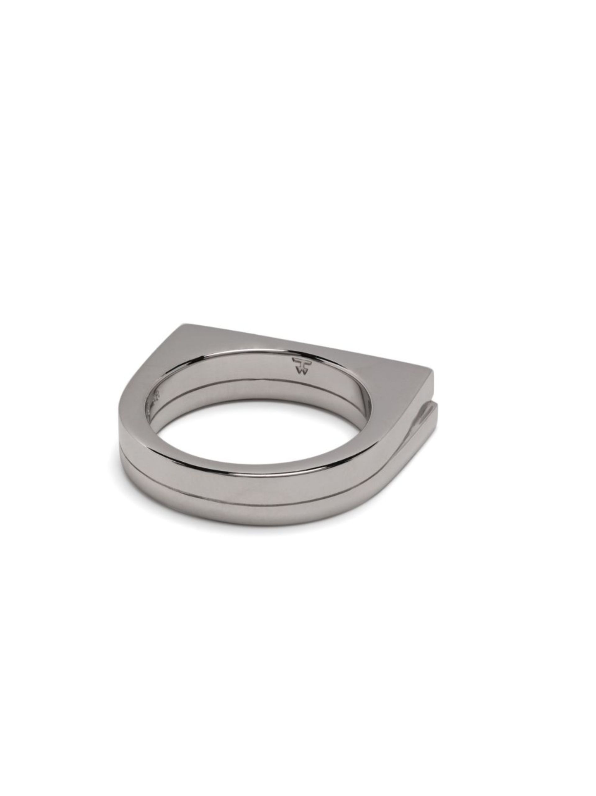 sterling silver Step spinel ring - 4