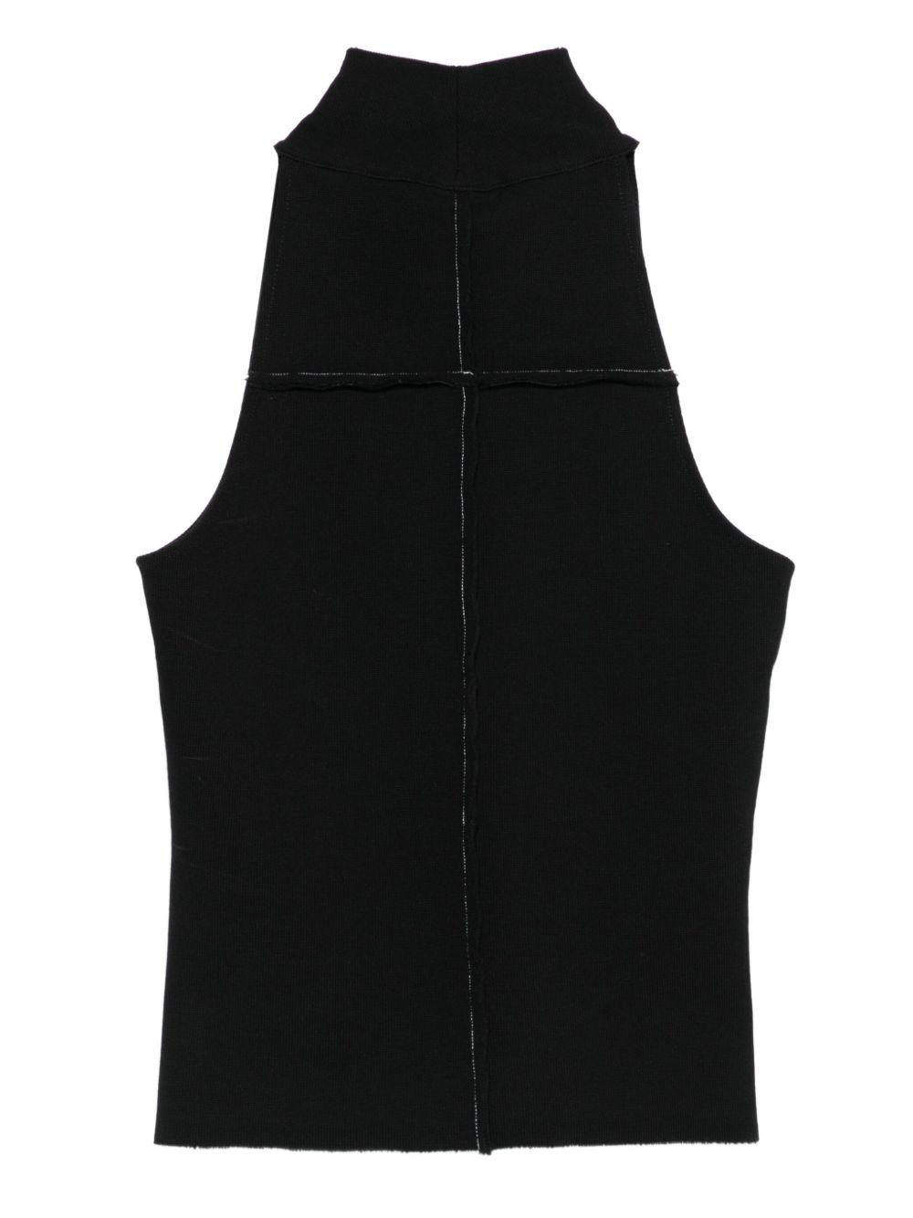 high-neck sleeveless top - 2