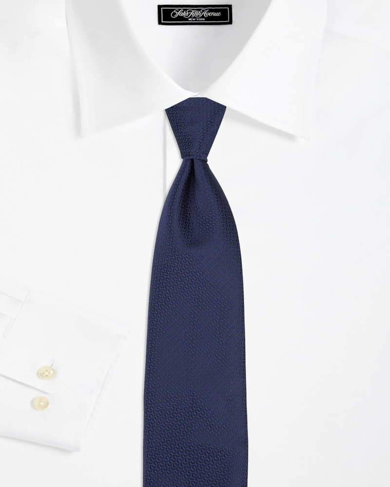 Canali Men & apos;s Neat Silk Jacquard Tie outlook