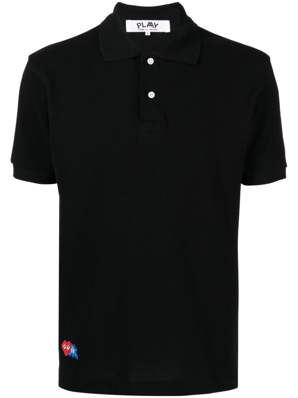 logo-appliqué cotton polo shirt - 1