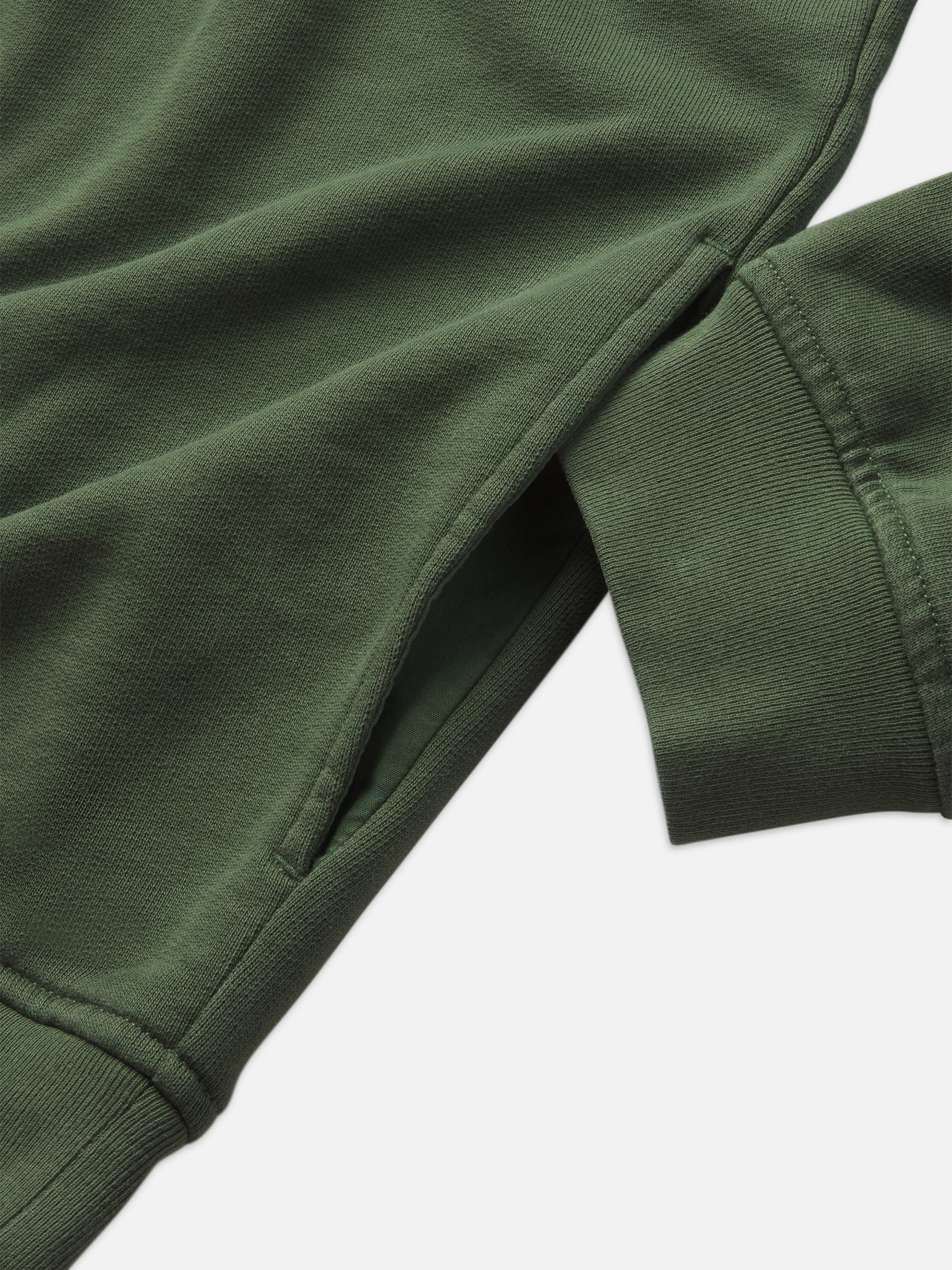 Ritz Unisex Tonal Logo Crewneck in Hunter Green - 6