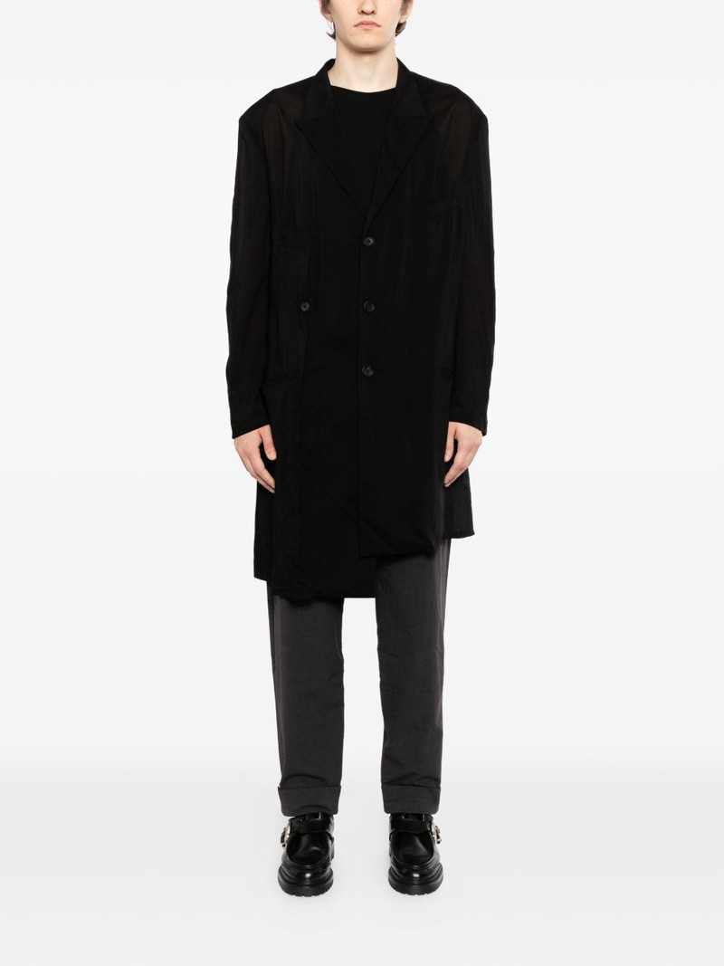 Yohji Yamamoto drawstring tapered trousers outlook