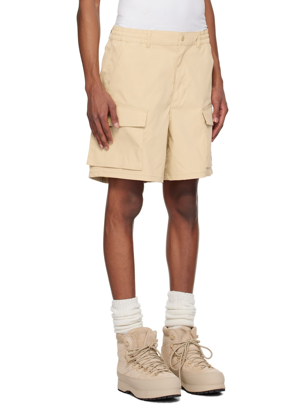 Beige Balto Shorts - 2