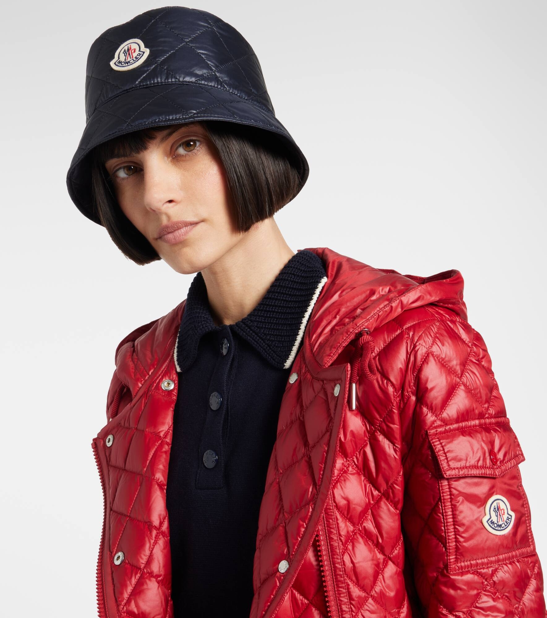Logo quilted bucket hat - 5