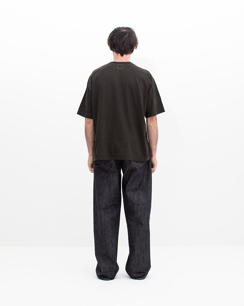 EX JUMBO TEE S/S DMGD BLACK - 3