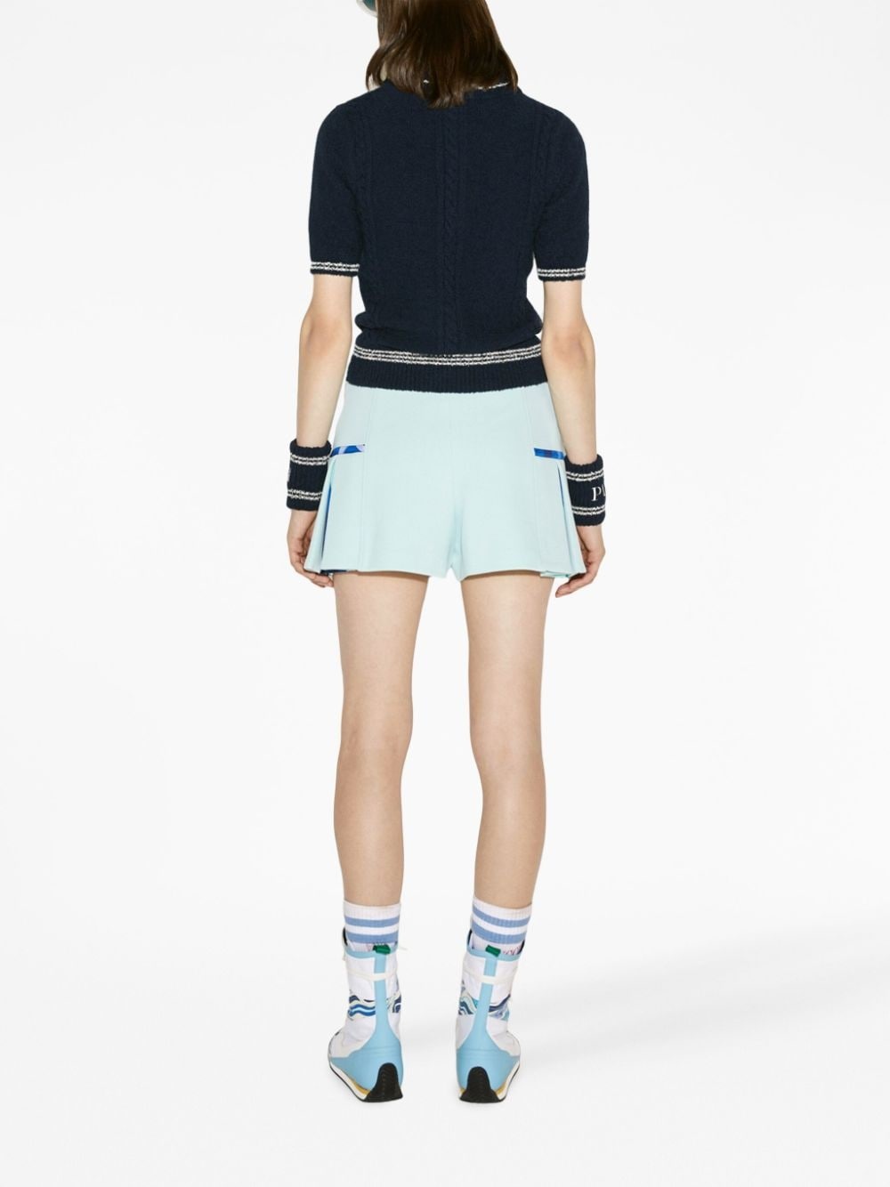 cable-knit polo shirt - 4