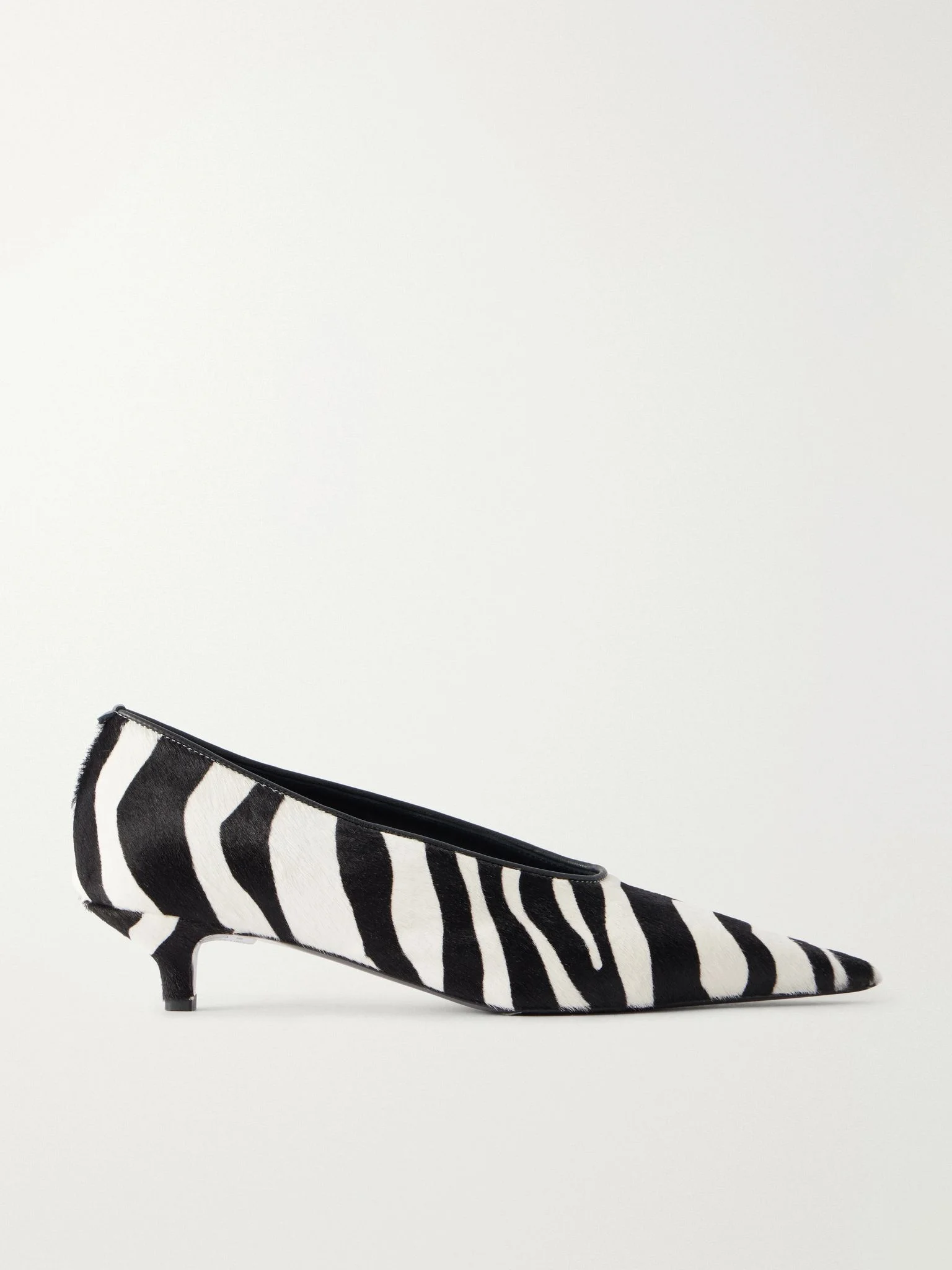 Sharp 35 zebra-print calf hair pumps Multi - 1