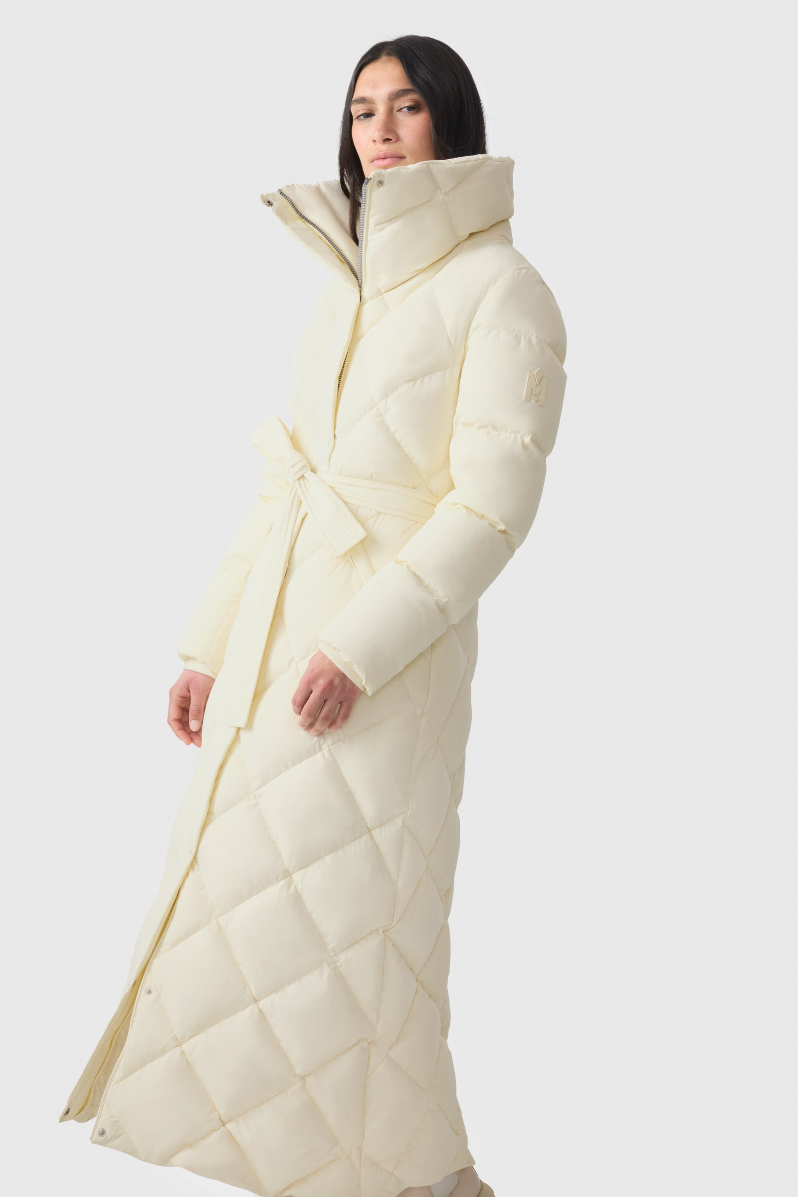 LAURELLA 2-in-1 Light Down Belted Coat - 6