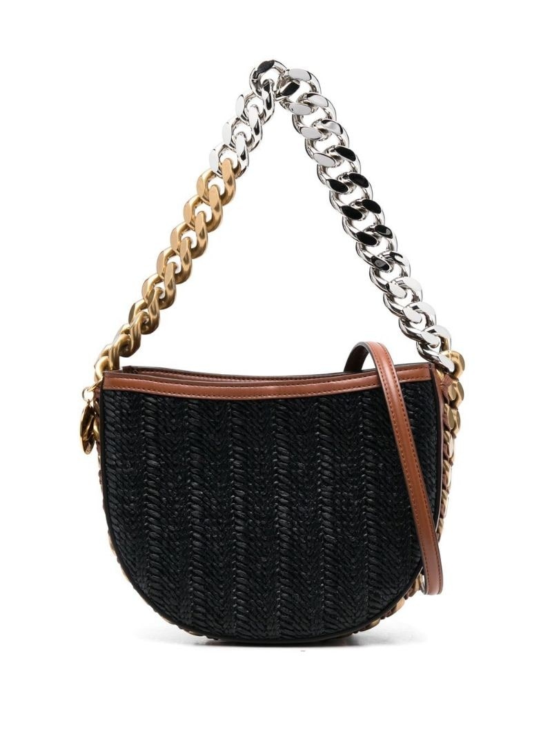 Frayme woven shoulder bag - 1