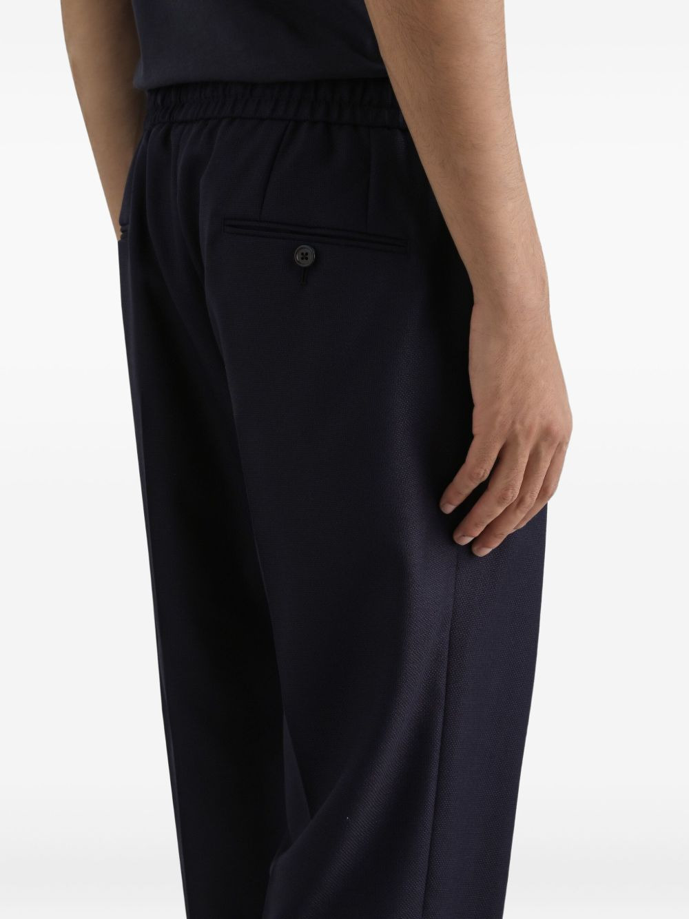 drawstring track trousers - 5