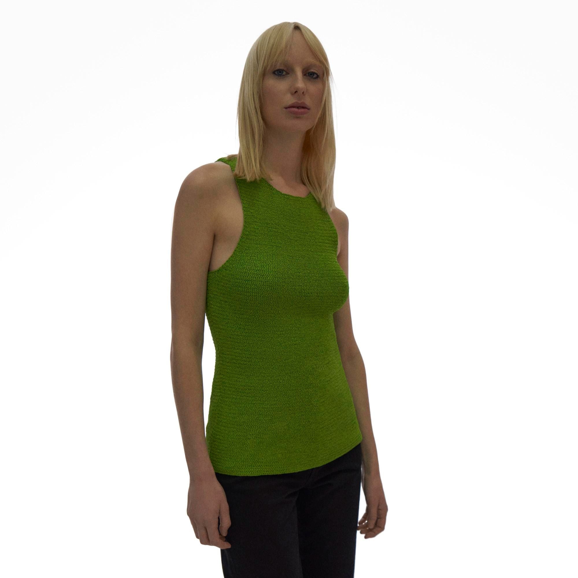 RIBBON KNIT TANK - 5