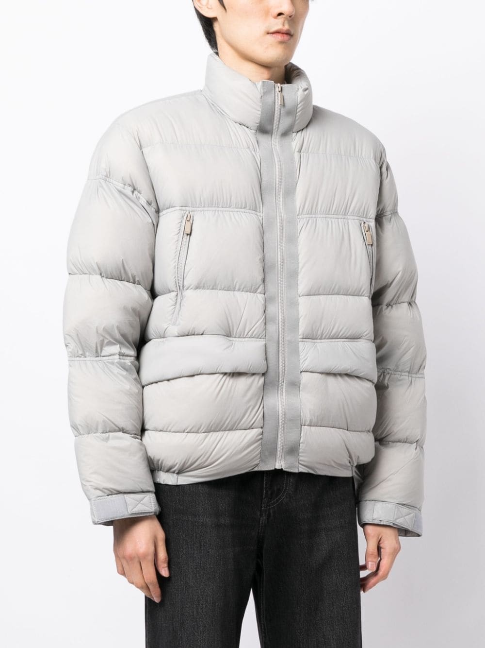 high-neck padded jacket - 3