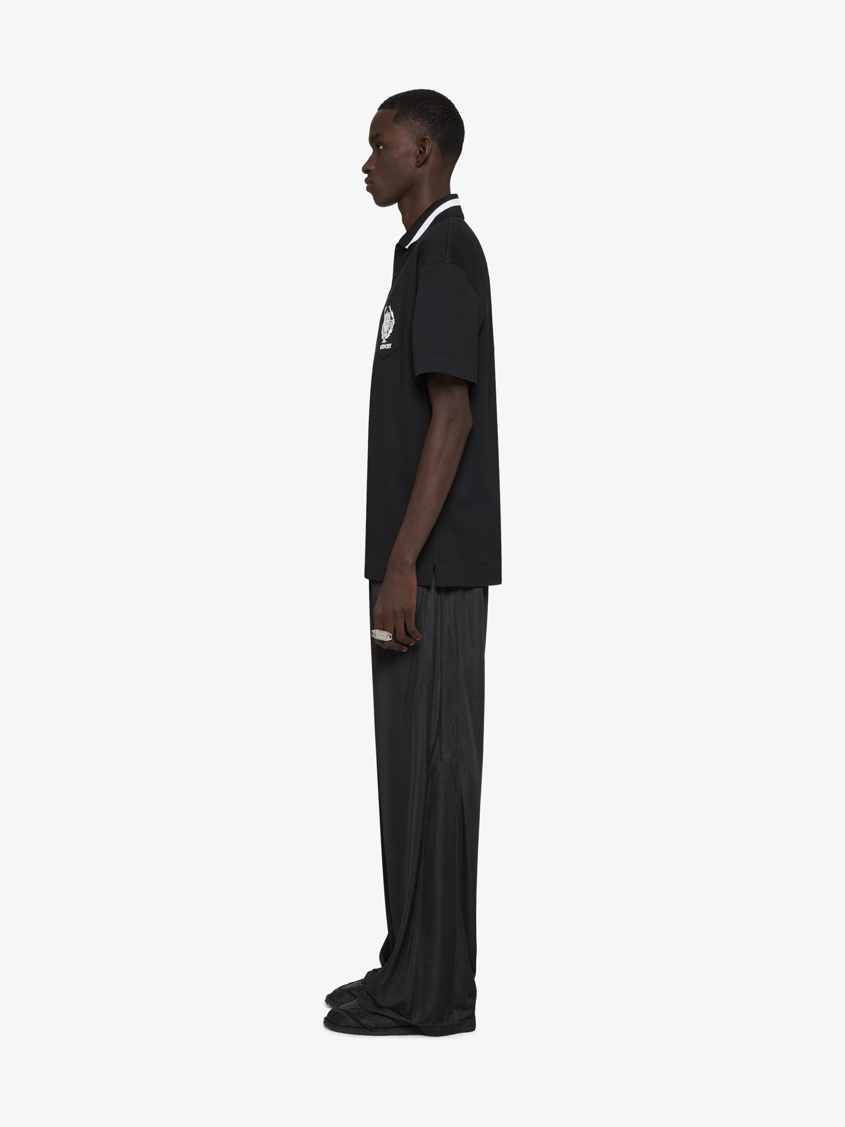 GIVENCHY CREST POLO SHIRT IN COTTON - 3