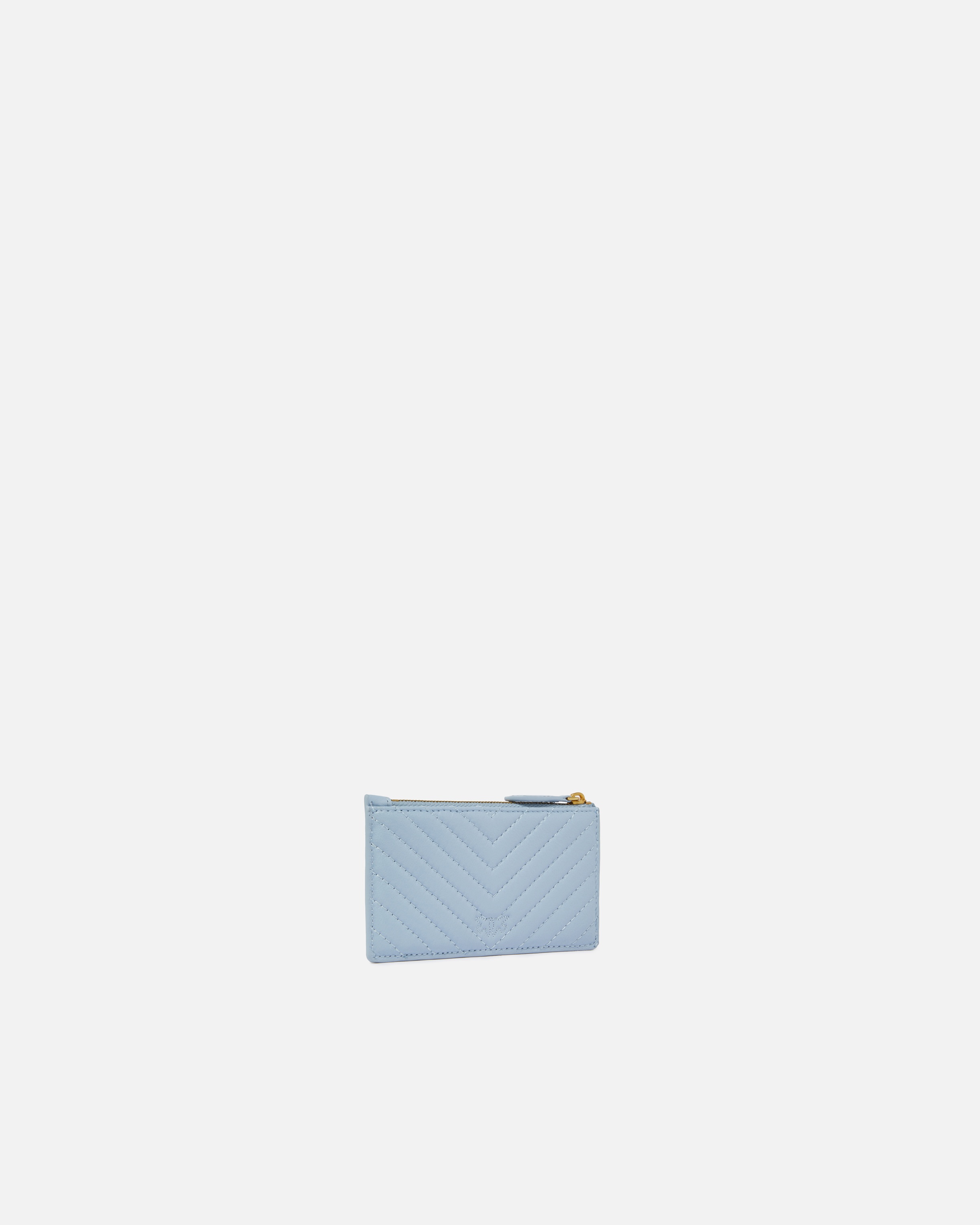 ZIPPED CHEVRON-PATTERNED CARD HOLDER - 2