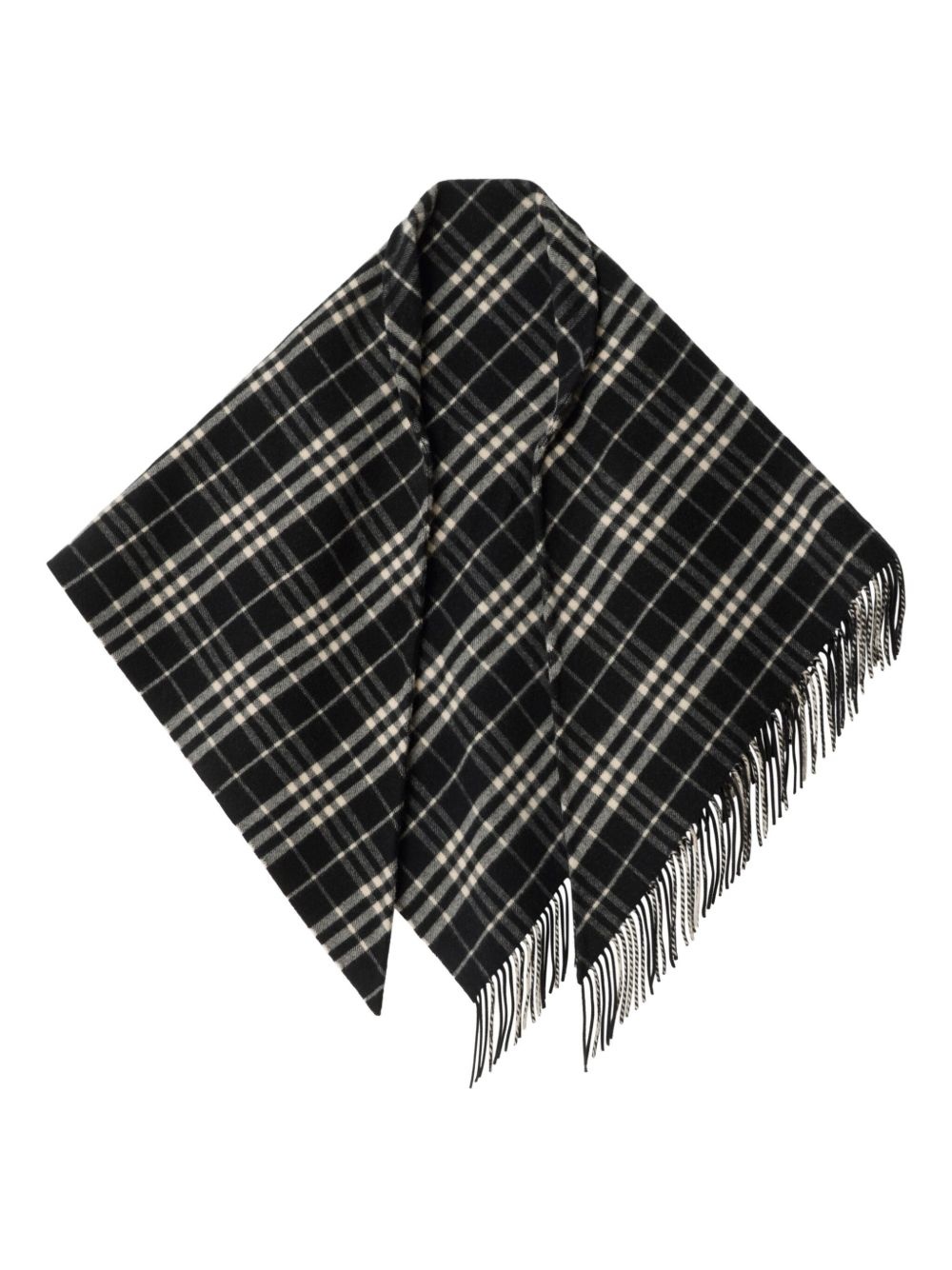 checked scarf - 2