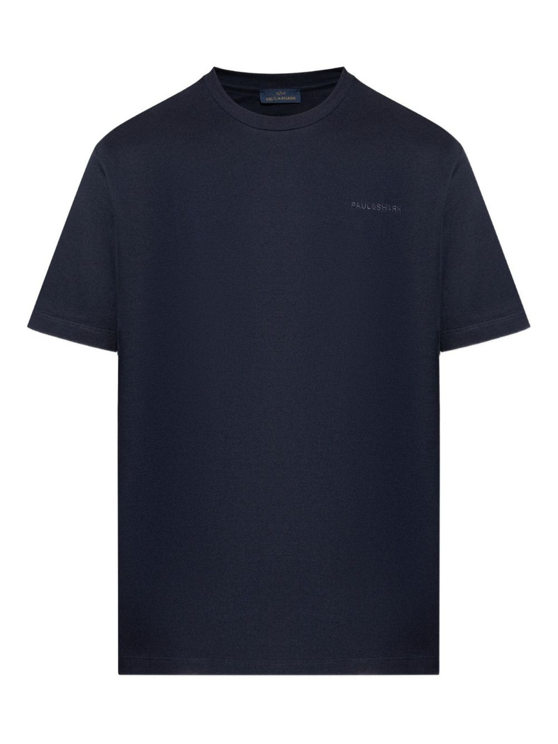 embroidered cotton T-shirt 1