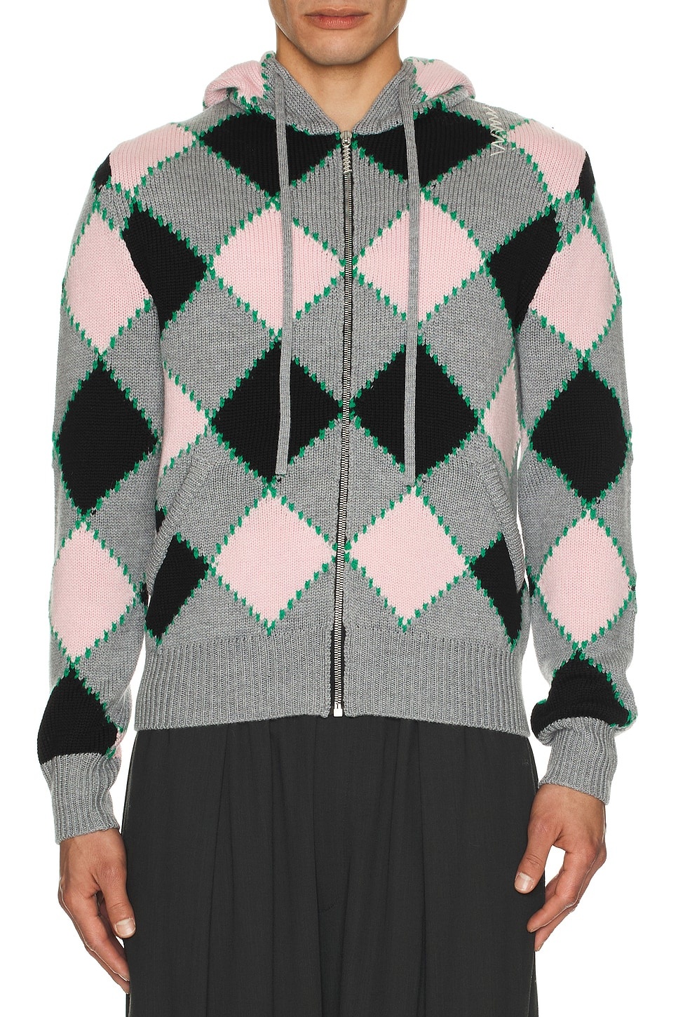 Diamond Knit Cardigan - 4