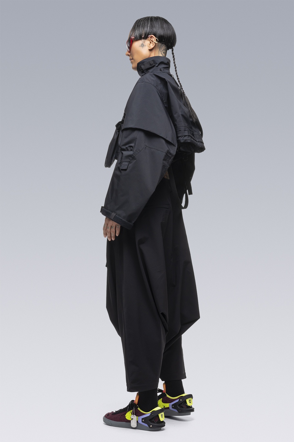 ジャケット・アウター sacai / ACRONYM CROP JACKET Black size2 Sacai x Acronym Crop Jacket Black - SS22 - US