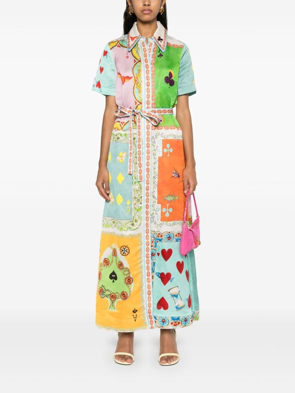 Rummy satin shirtdress - 2