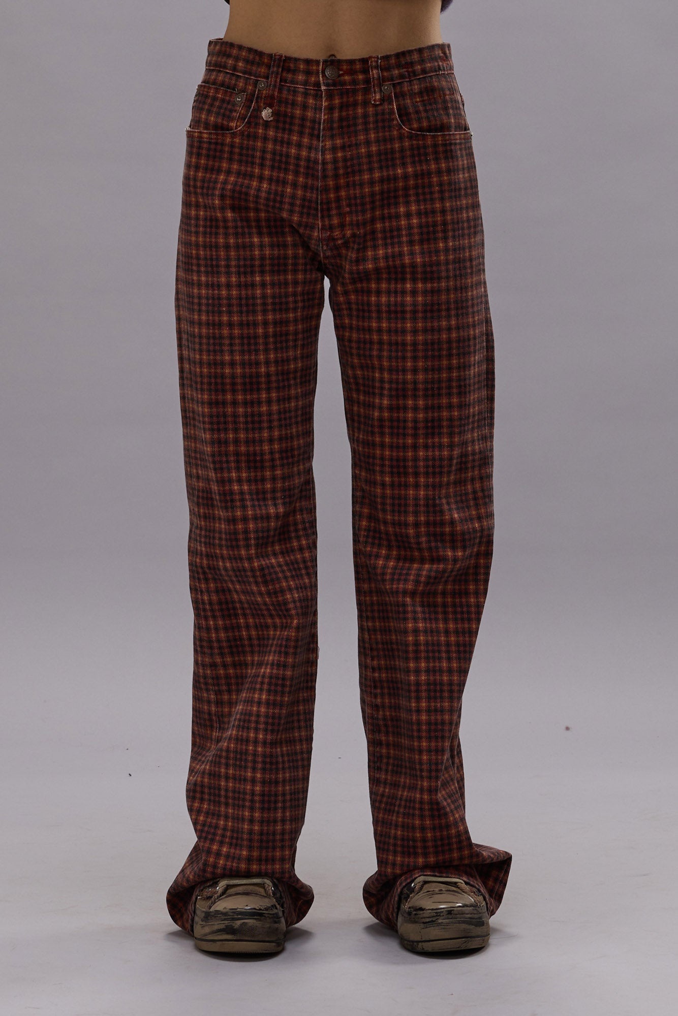 JANE JEAN - PRINTED AUBURN PLAID - R13 - 4