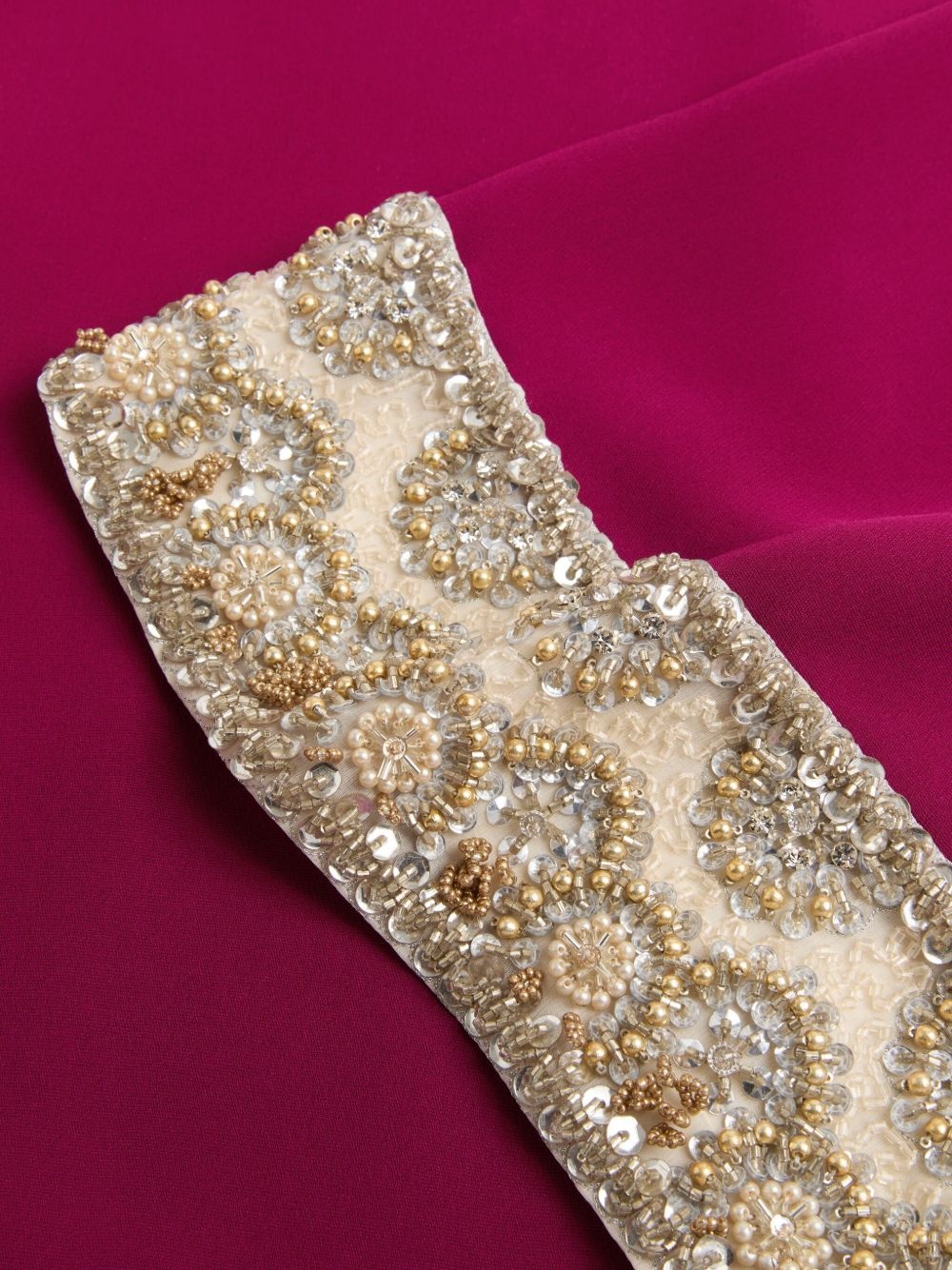 beaded-embellished blouse - 7
