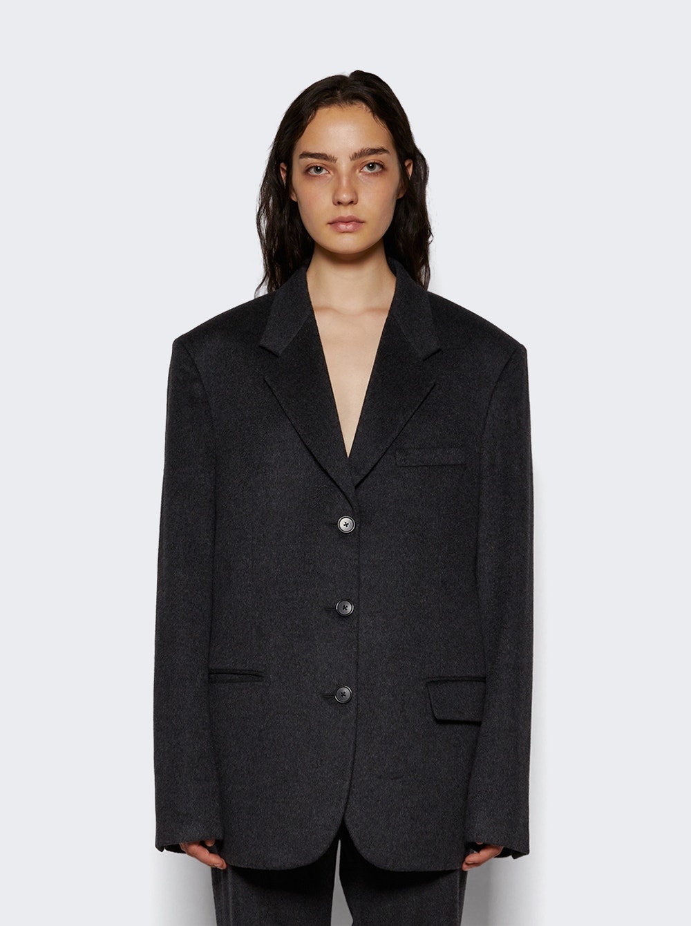 Lasonne Jacket Charcoal Melange - 3
