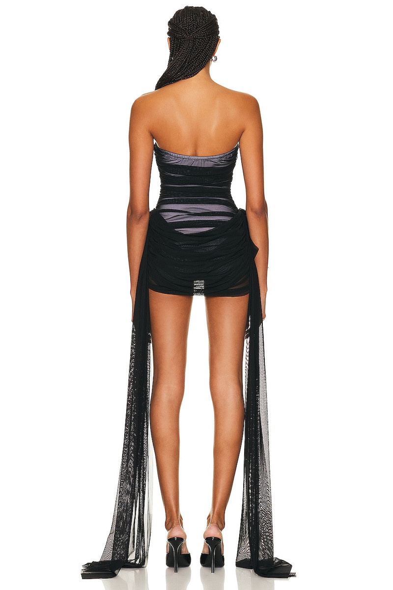 NORMA KAMALI Strapless Bill Pickleball Dress outlook