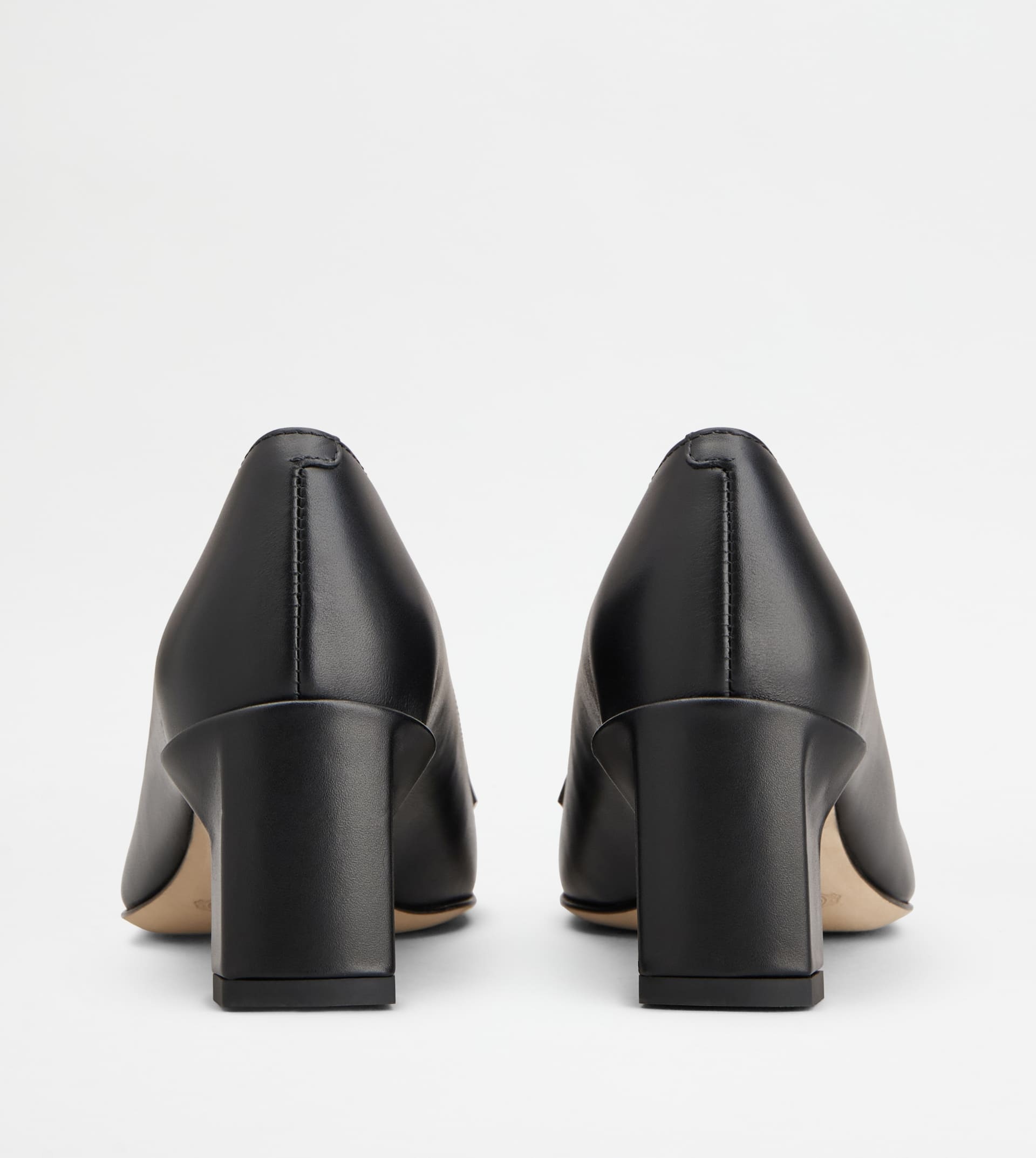 PUMPS IN LEATHER - BLACK - 2