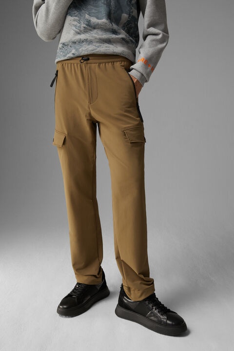 Aidan Softshell combat trousers in Brown - 2