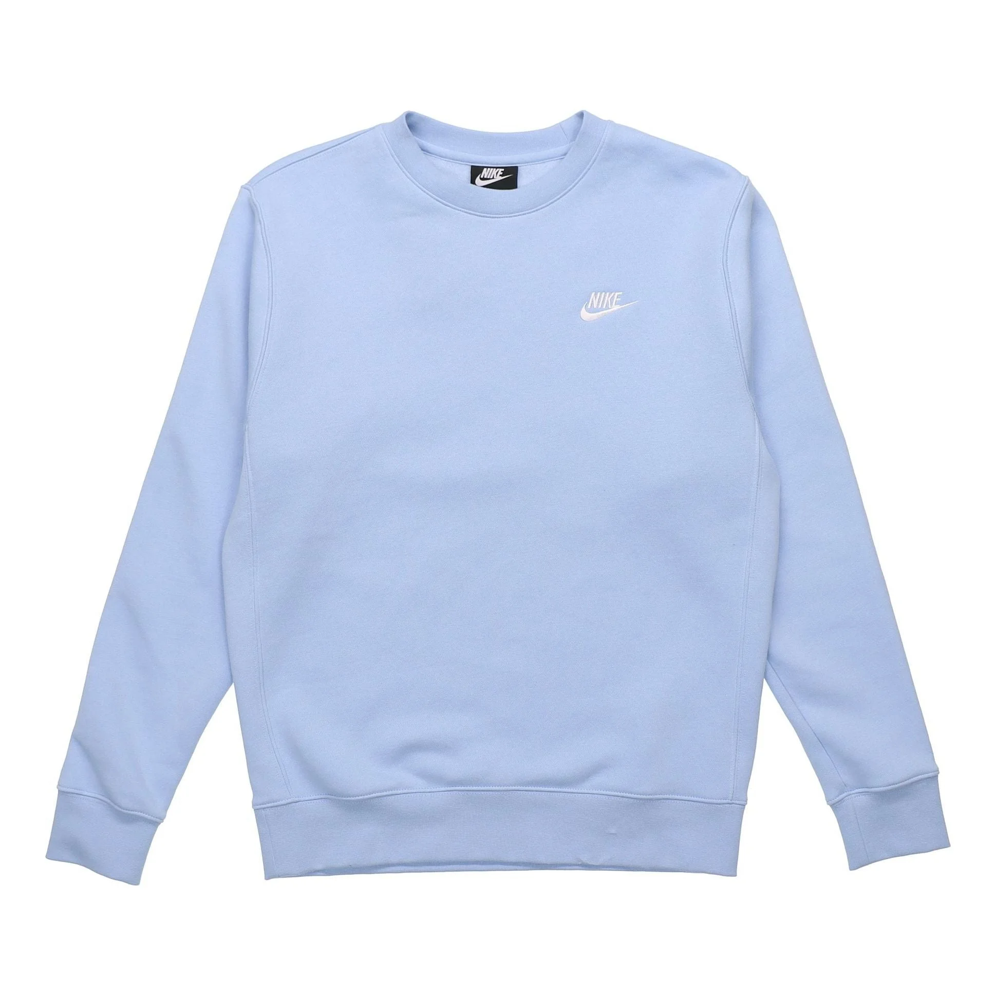 Nike Athleisure Casual Sports Fleece Lined Round Neck Pullover Blue BV2663-436 - 1