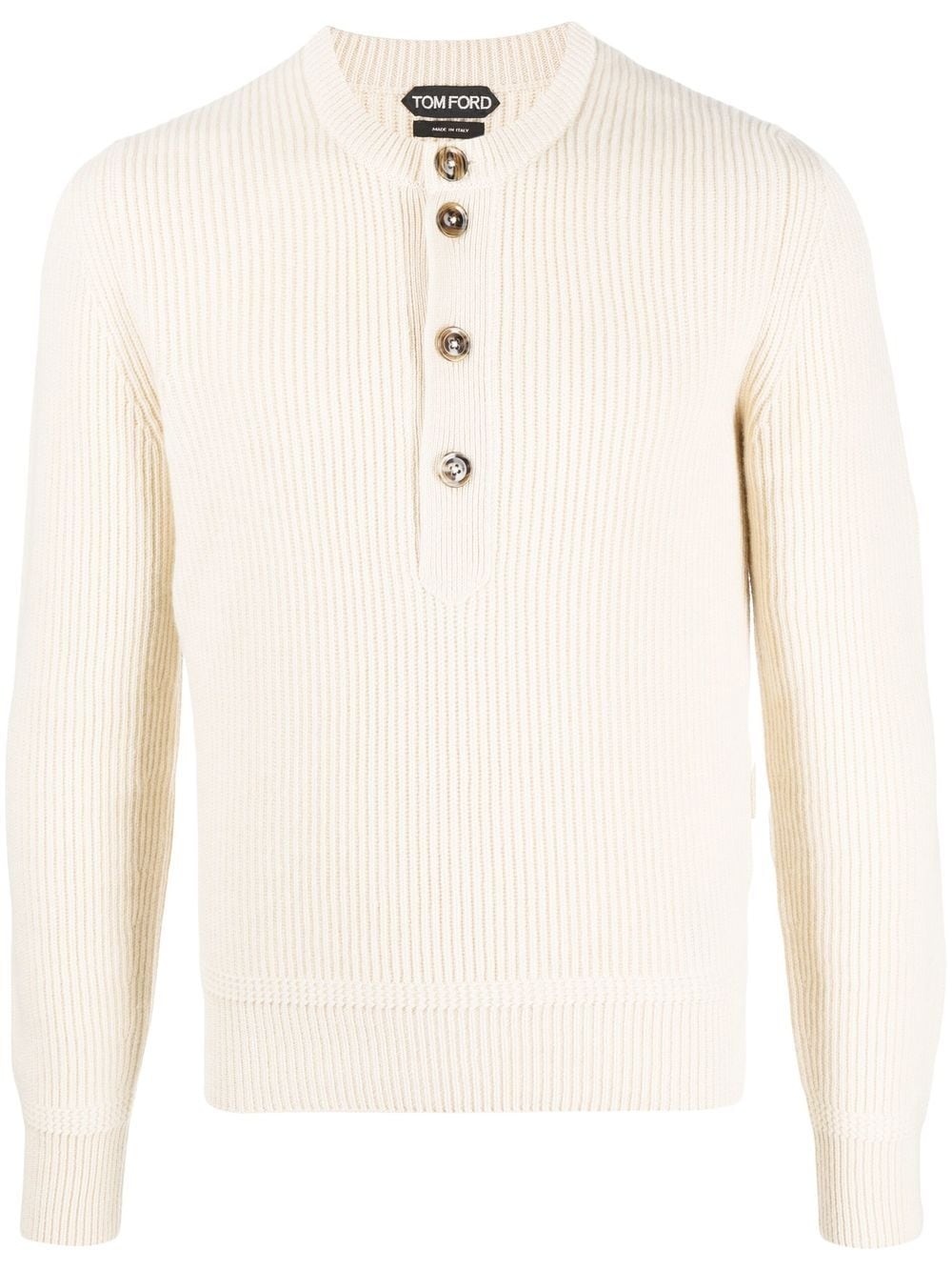 long sleeve knitted jumper - 1