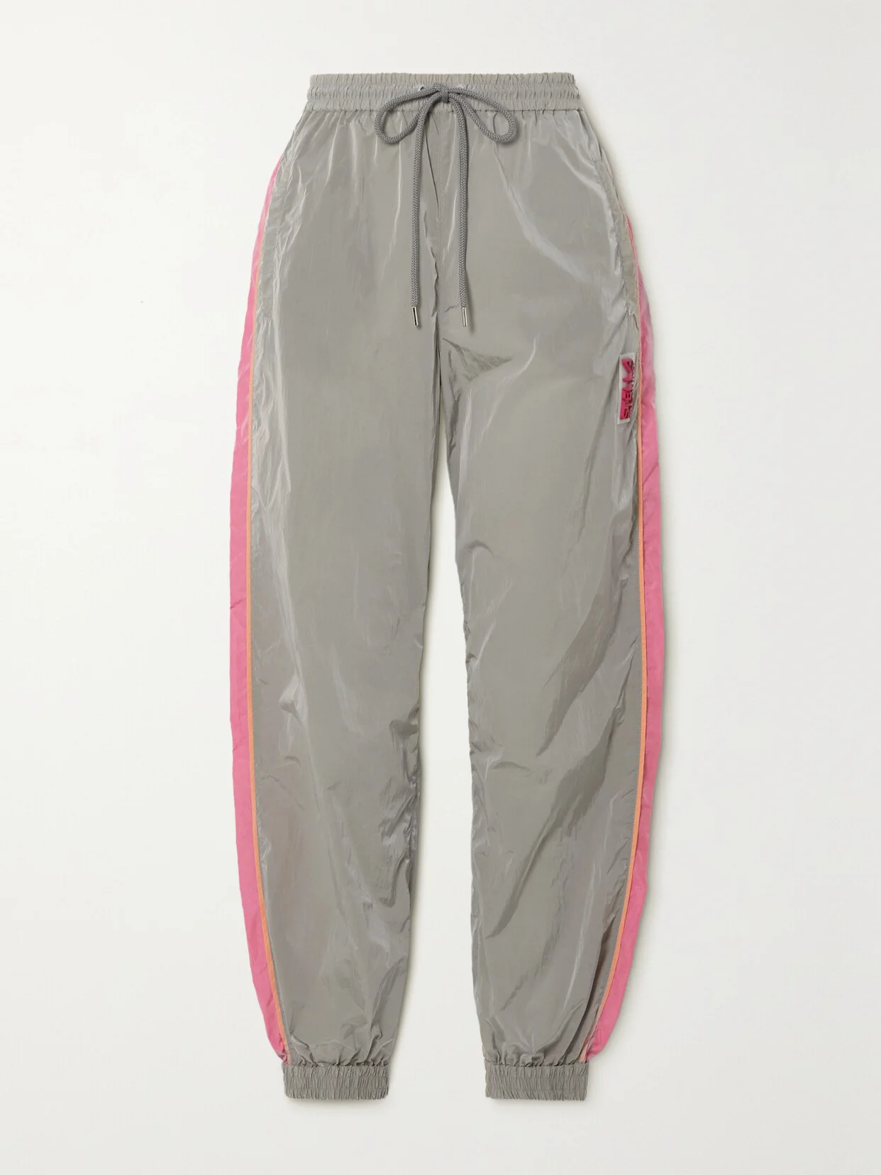 Kira Appliquéd Striped Econyl Track Pants - 1