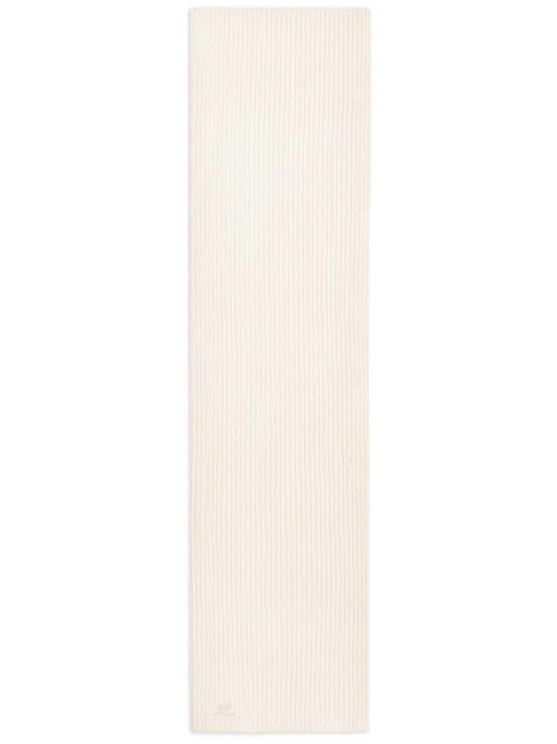 ribbed wool scarf 1
