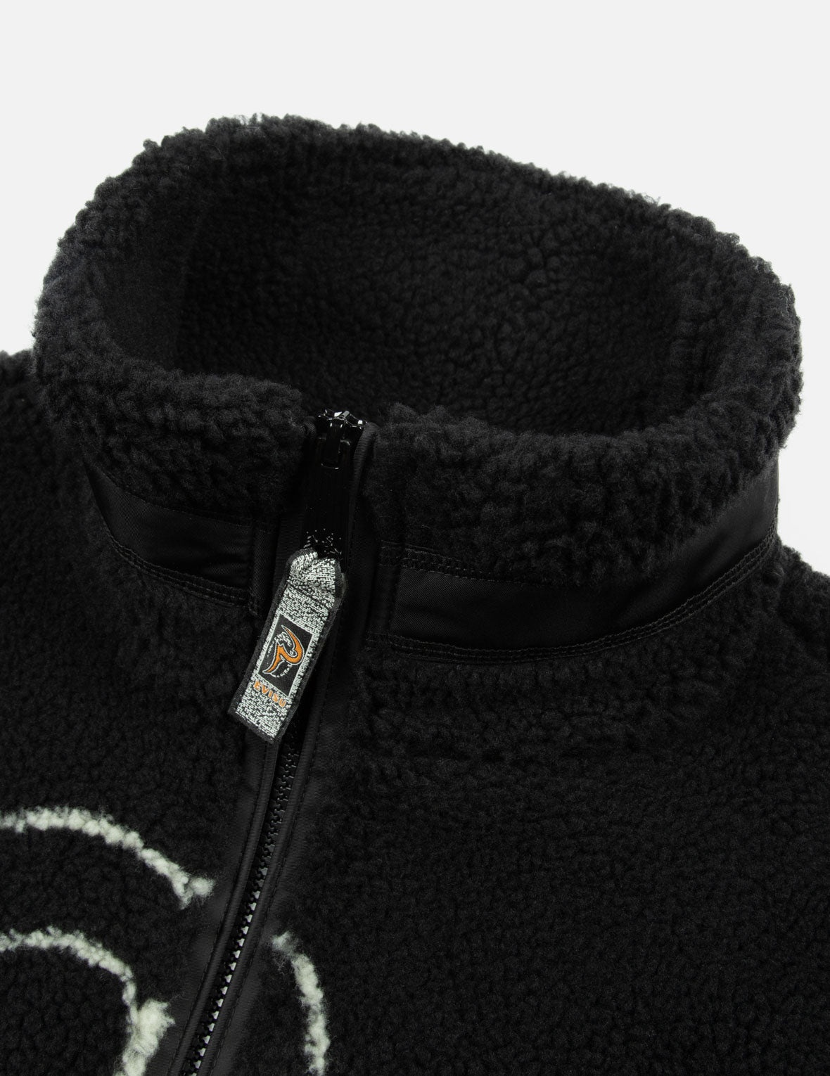 GODHEAD AND SEAGULL JACUARD RELAX FIT SHERPA JACKET - 9