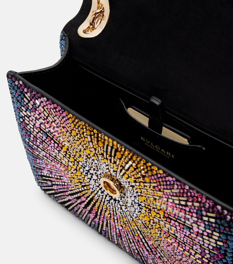 BVLGARI Serpenti Forever Small suede shoulder bag outlook