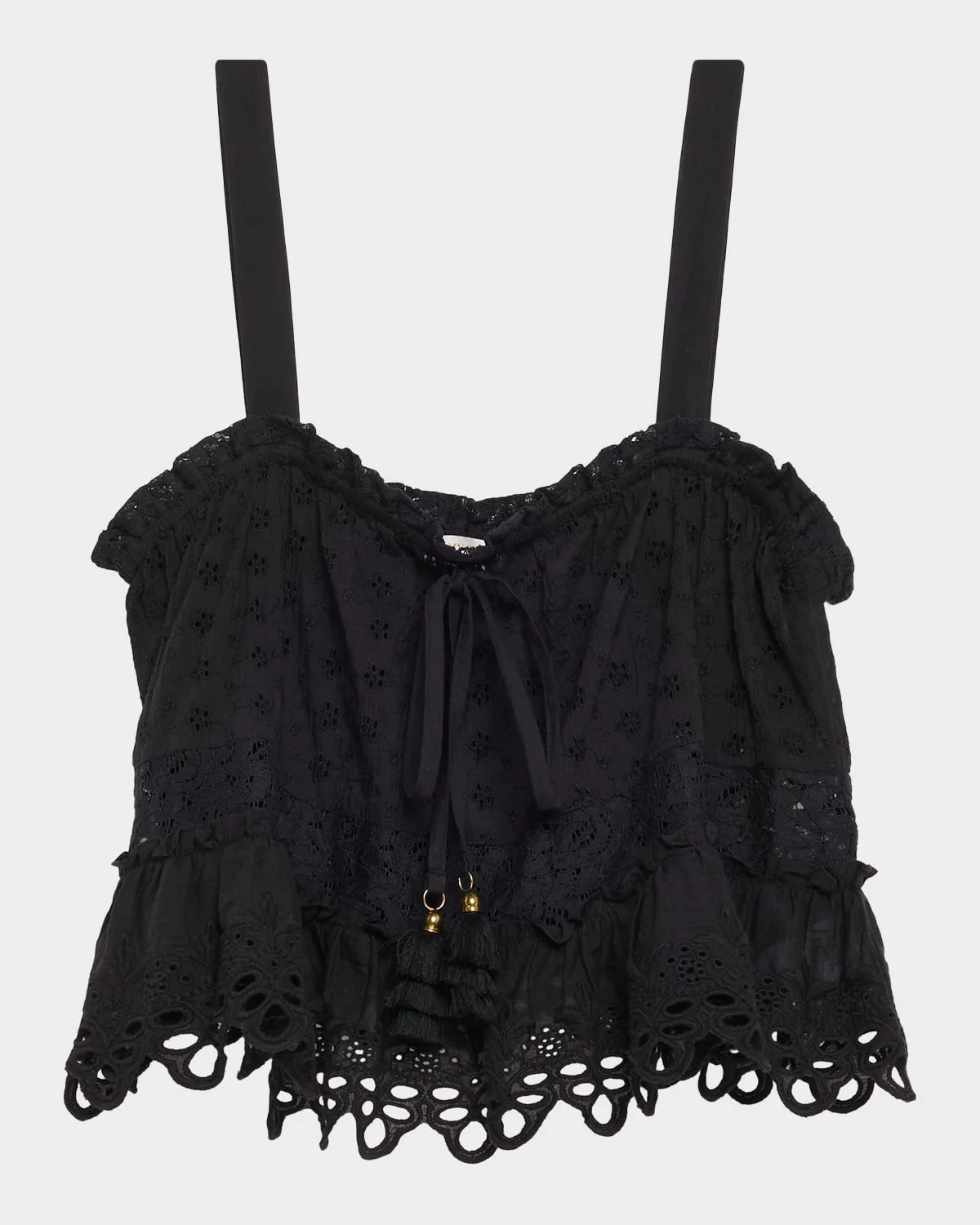 Amina Eyelet Tank Top - 1