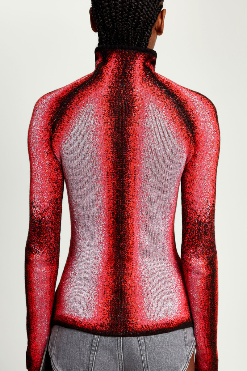 Gradient Knit Sweater 8