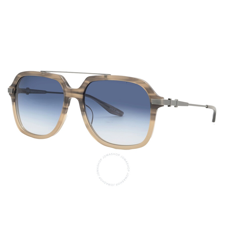 Barton Perreira - Barton Perreira D.Ellis Indigo Gradient Navigator Men's Sunglasses BP40033I 62W 56 - 3