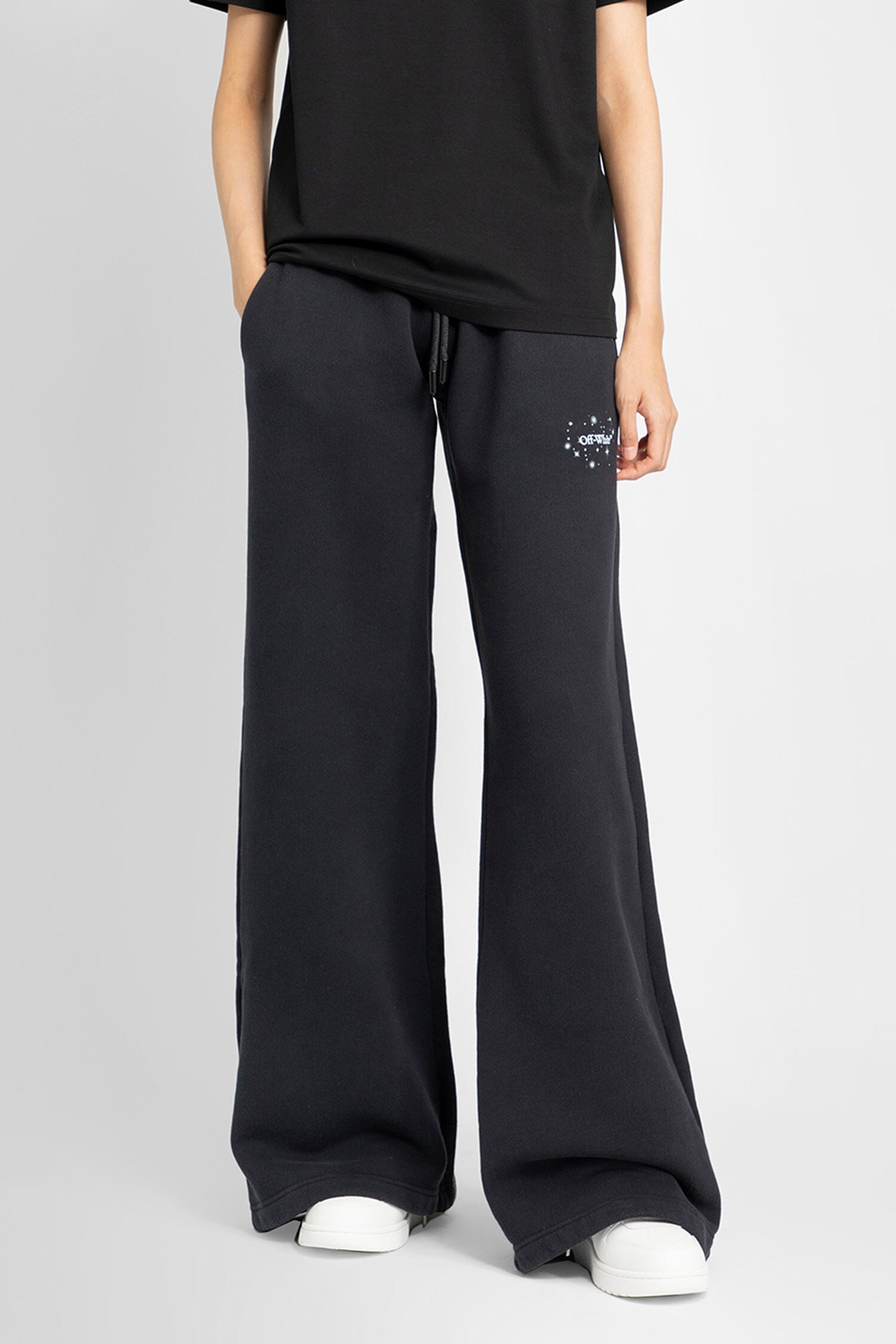 OFF-WHITE WOMAN BLACK TROUSERS - 1