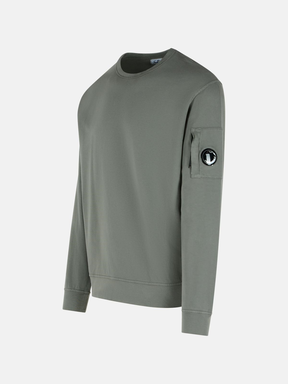 GRAY COTTON SWEATSHIRT - 2