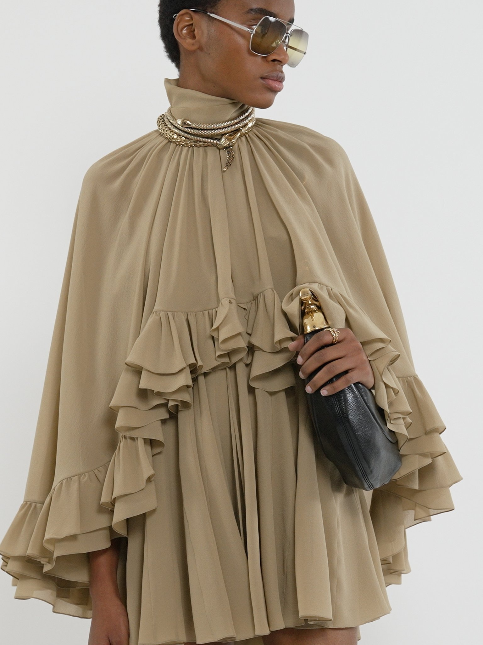 【送関込】Chloe☆クロエ Gathered mini dress in silk jacquard Chloe Women's Celebrations | Chloé US official site