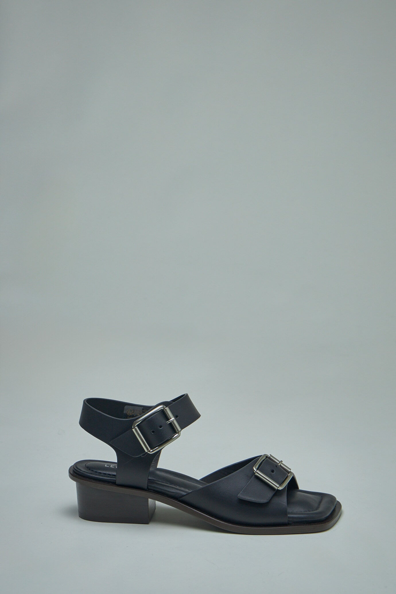 Lemaire Square Heeled Sandals with Straps | labelsfashion